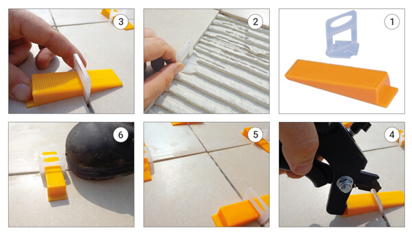 ספייסרים מתפלסים - לפילוס עצמי 3D ספייסרים מתפלסים - לפילוס עצמי 3D