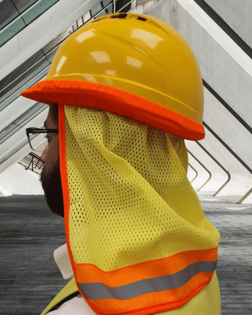 מגן עורף זוהר לקסדה מגן עורף זוהר לקסדה