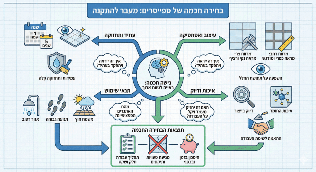 מה השלבים בבחירת ספייסרים לפי סוג הבנייה? מה השלבים בבחירת ספייסרים לפי סוג הבנייה?